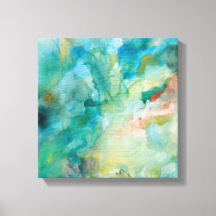 Lienzo Cielo azul el   verde azulado interestelar