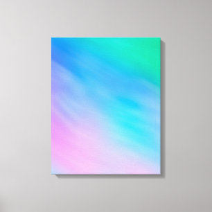 Lienzo Cielo coloreado arco iris suave femenino