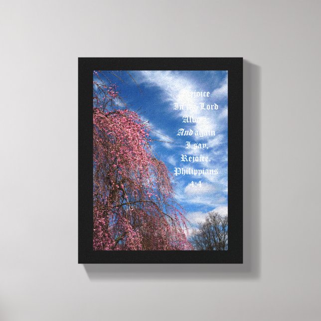 Lienzo Cielo de abril con filipinas 4:4 (Anverso)