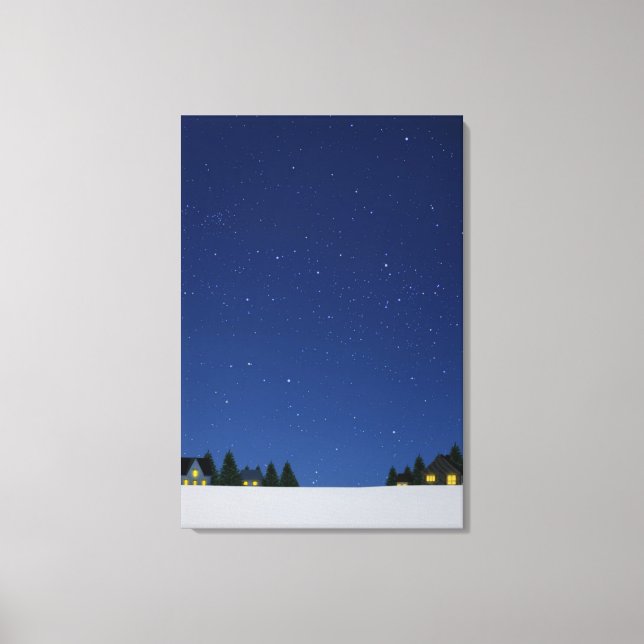 Lienzo Cielo en la noche 2 (Anverso)