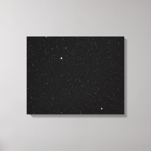 Lienzo Cielo nocturno con estrellas