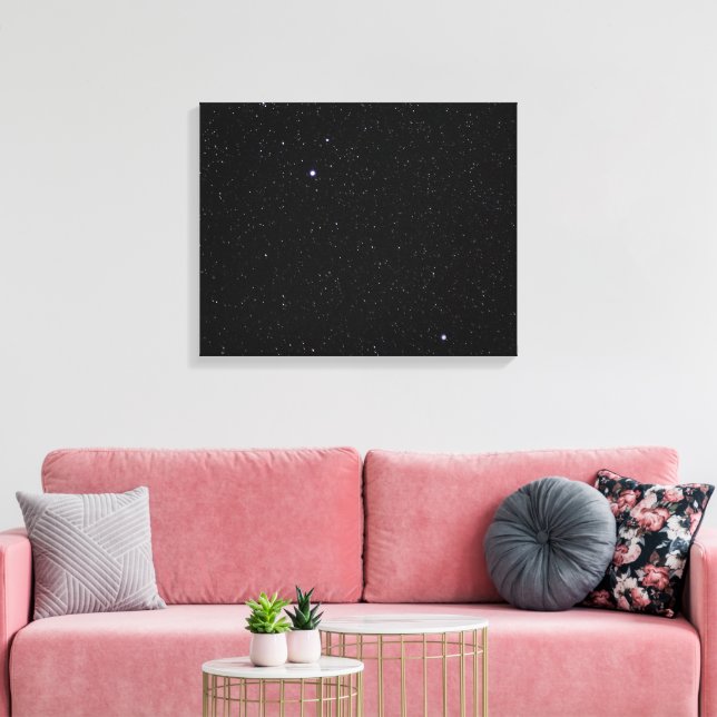 Lienzo Cielo nocturno con estrellas (Insitu (Sala de estar))