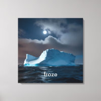 Cielo nocturno del iceberg del Ártico polar person