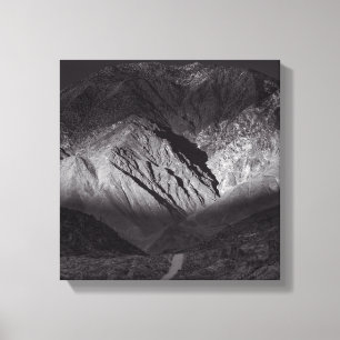 Lienzo cielo nocturno negro y blanco