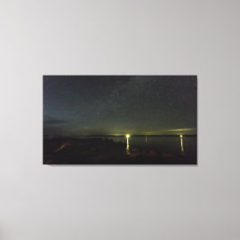 Lienzo Cielo nocturno sobre la bahía de Gouldsboro, Maine