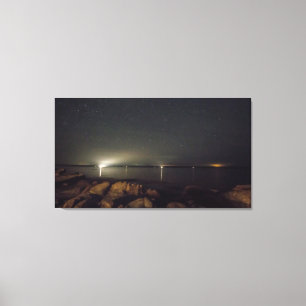 Lienzo Cielo nocturno sobre la bahía de Gouldsboro, Maine