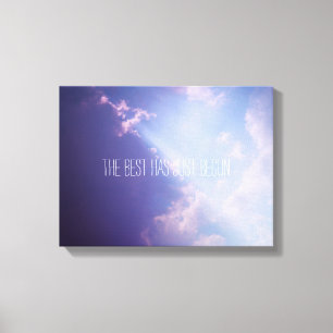 Lienzo Cielo Nubes Foto Cita Inspiradora Texto Personaliz