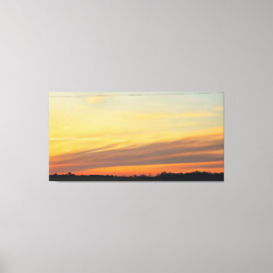 Lienzo Cielo Sereno de la Tarde Sobre Campos