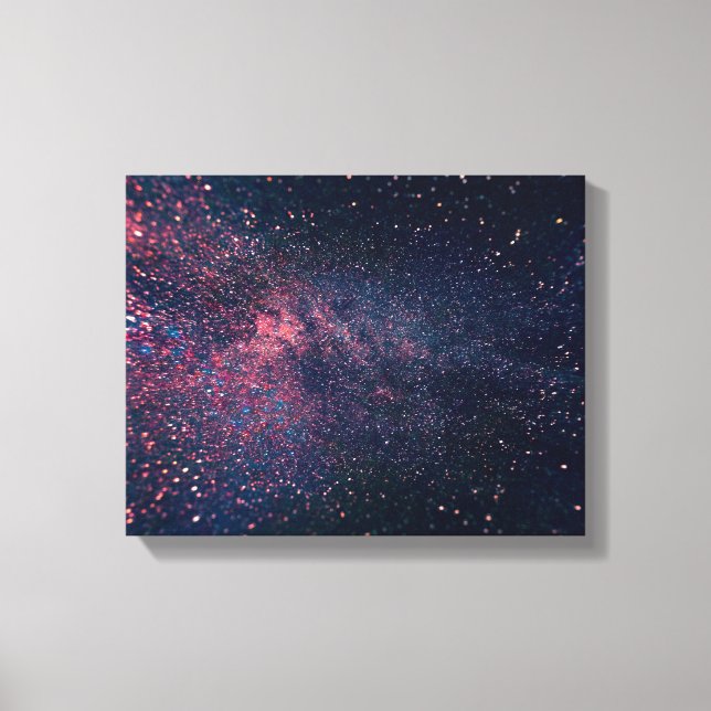 Lienzo cielos azules llenos de estrellas (Anverso)