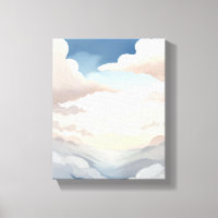 Cielos Nublados | Nubes Azules Cielo Acuarela