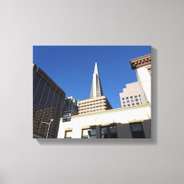 Lienzo Cielos rasos en San Francisco (Anverso)