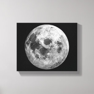 Lienzo Ciencia de astronomía gráfica de Guay Full Moon