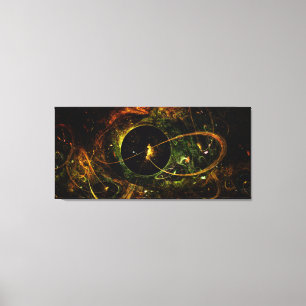 Lienzo Ciencia de viajes espaciales de Galactica