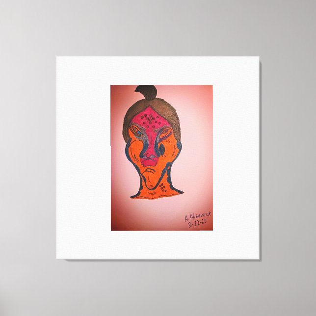 Lienzo Ciencia ficción multicolor (Anverso)