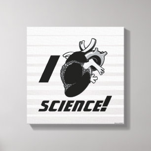 Lienzo Ciencia I (del corazón anatómico)