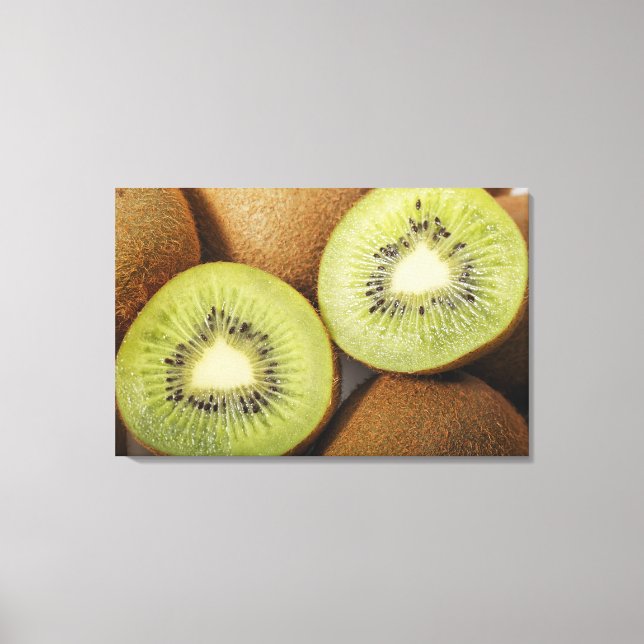Lienzo Cierre de los frutos de la kiwi (Anverso)