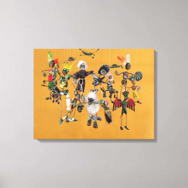 Lienzo Cifras del Día de los Muertos, de Oaxaca (Anverso)