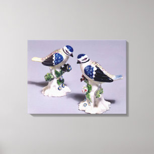 Lienzo Cifras derby de bluetits, c.1760