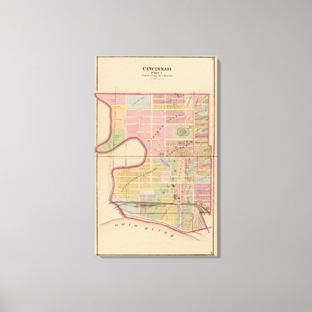 Lienzo Cincinnati, Ohio (Anverso)