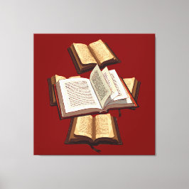 Lienzo Cinco Anillos El Pentateuch Stencil De Corte 5