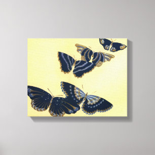 Lienzo Cinco mariposas vintage