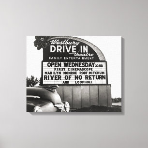 Lienzo Cine Drive-In, 1954
