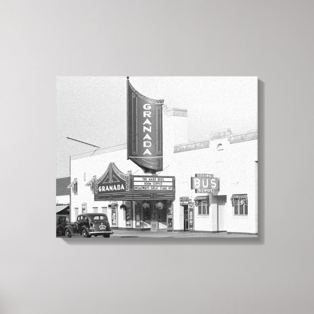 Lienzo Cine Granada, 1938 (Anverso)