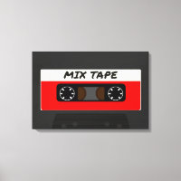 Cinta de mezcla roja - Regalo de inspiración retro