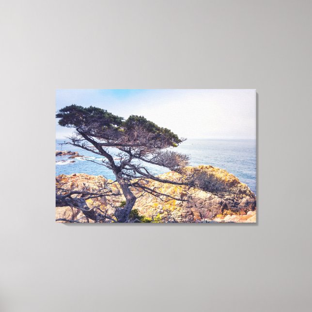 Lienzo Ciprés junto al mar (Anverso)