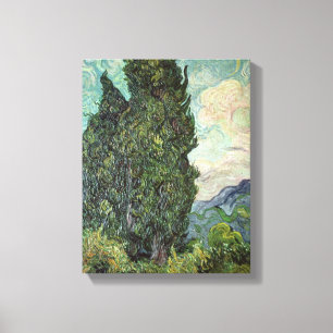 Lienzo Cipreses de Vincent van Gogh el  , 1889