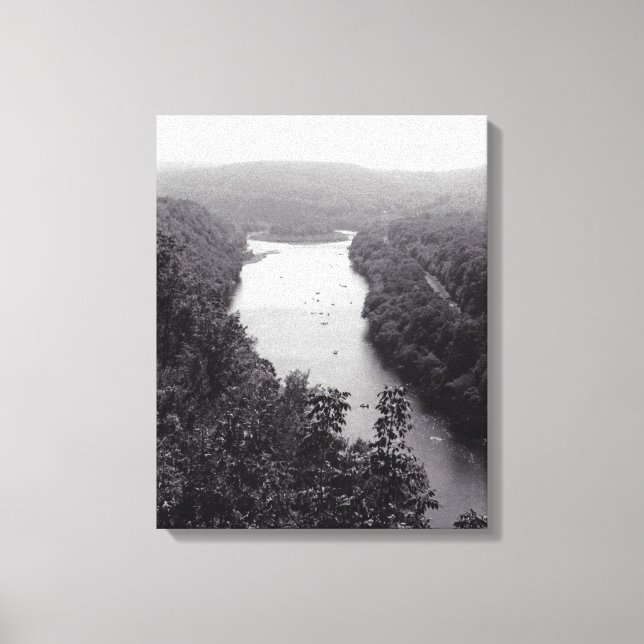 Lienzo Círculo del río (Anverso)