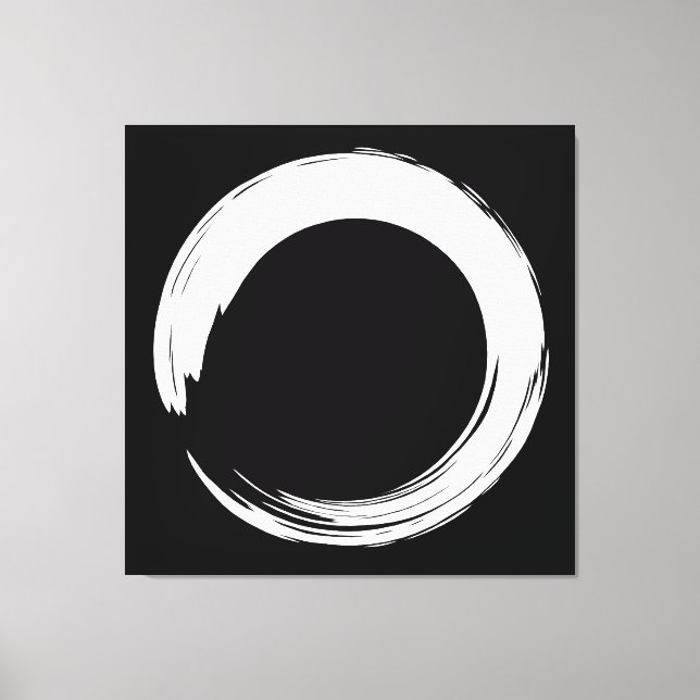 Lienzo Círculo Zen Enso (Anverso)