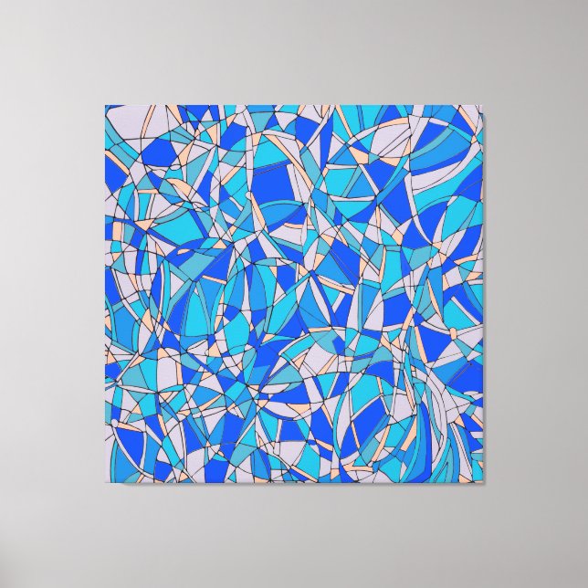 Lienzo Círculos abstractos (Anverso)