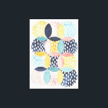 Lienzo Círculos geométricos de color de agua<br><div class="desc">Artista de círculos geométricos de acuarela: Grace Popp</div>