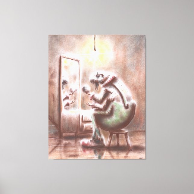 Lienzo Circus Flea (Anverso)