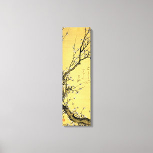 Lienzo Ciruela florida de Hokusai