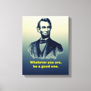Lienzo Cita de Abraham Lincoln