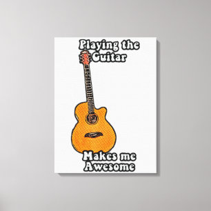 Lienzo cita de guitarra positiva para guitarristas