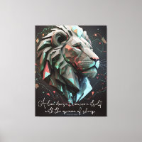 Cita de motivación de león