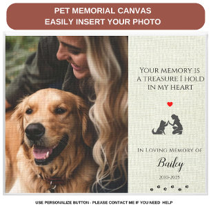 Lienzo Cita de pérdida de Mascota de fotografía mascota p