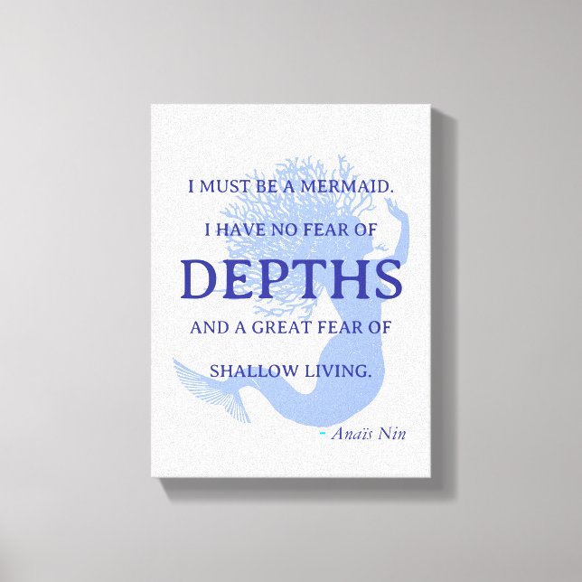 Lienzo Cita de Sirena (Anverso)