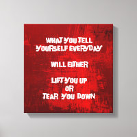 Cita de tipografía inspiradora sobre autoestima