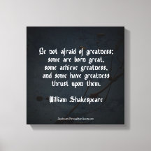 Cita de William Shakespeare - Grandeza