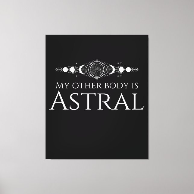 Lienzo Cita Divertida del Proyecto Astral (Anverso)