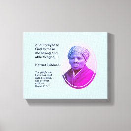 Lienzo Cita HARRIET TUBMAN moderna