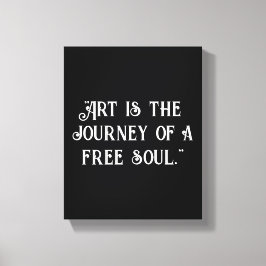 Lienzo cita inspiradora blanca personalizar única