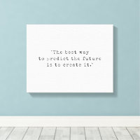 Cita motivacional de máquina de escribir minimalis