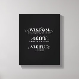Lienzo Cita Motivacional Tipografía Moderna de Letra Scri