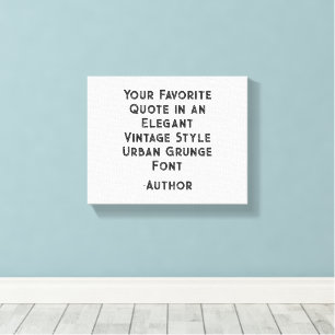 Lienzo Cita personalizado
