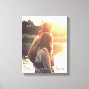 Lienzo Cita y foto personalizadas